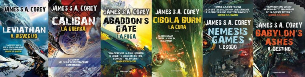 The Expanse, copertine italiane dei primi 6 libri