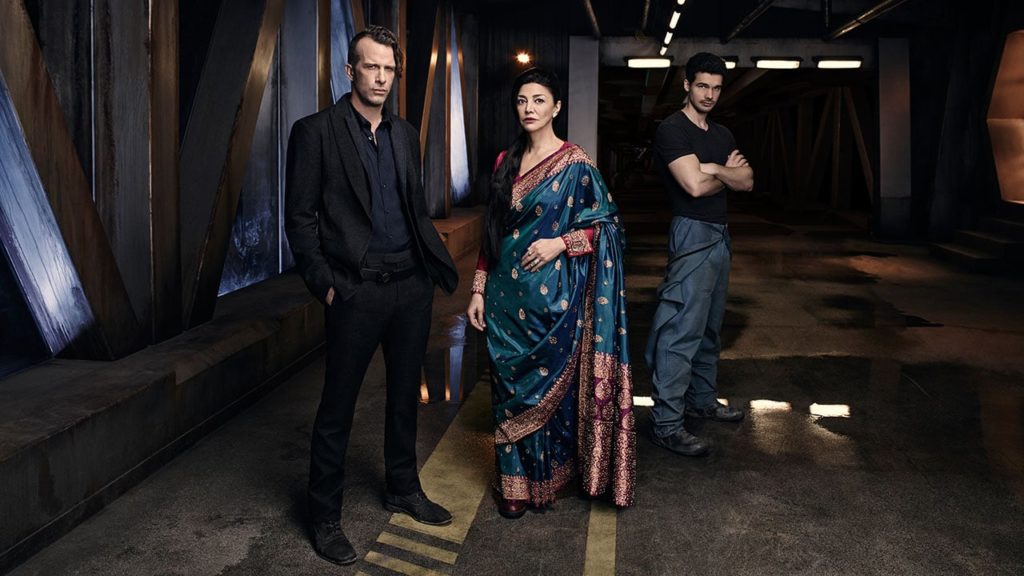 The Expanse: Josephus Miller (Thomas Jane), Chrisjen Avasarala (Shohreh Aghdashloo) e James Holden (Steven Strait)